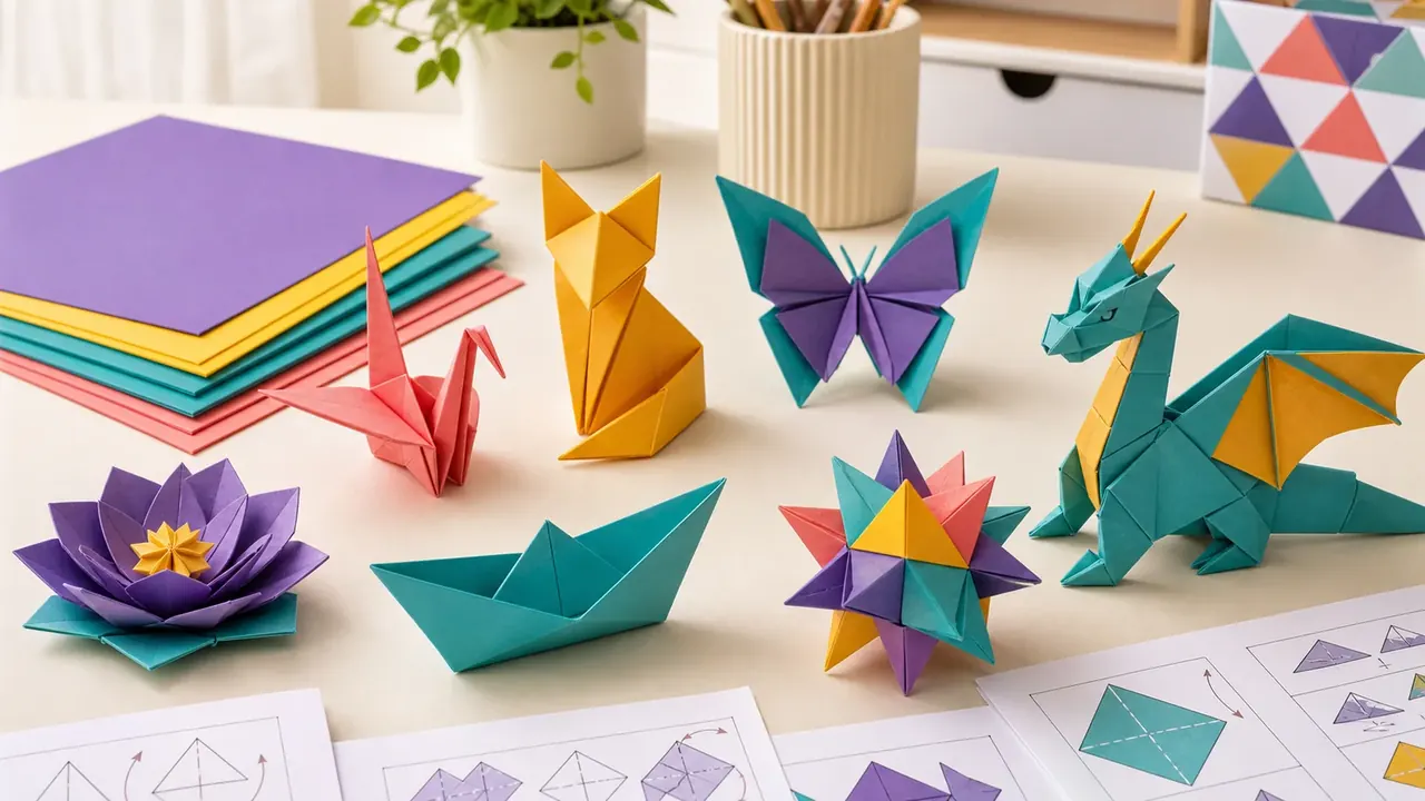 Capa da coleção 50 Projetos de Origami Passo a Passo